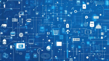 Smart Home Network Illustration