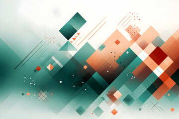 Abstract Background with Geometric Shapes and Lines