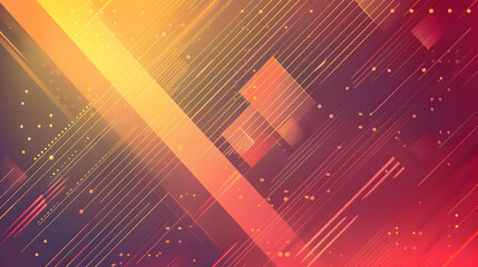 Abstract Background with Diagonal Lines and Circles