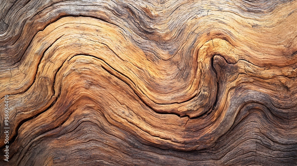 Poster textured wooden surface with natural grains and patterns creating rustic and earthy background