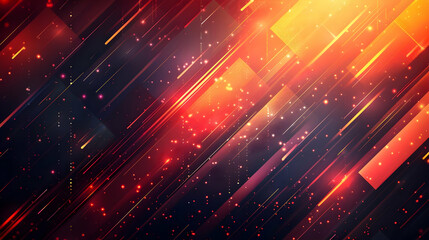 Fototapeta premium Abstract Background with Diagonal Lines and Bright Lights