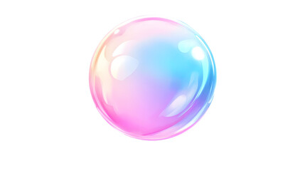 Abstract Colorful Bubble Sphere  D Render