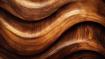 Fototapeta premium Elegantly Textured Mahogany Wood Grain Closeup for Background Design