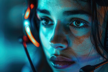 Workplace stress and frustration in customer support, dealing with technical issues and anxiety during telemarketing tasks