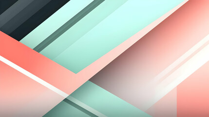 Obraz premium Abstract Background with Diagonal Shapes and Pastel Colors
