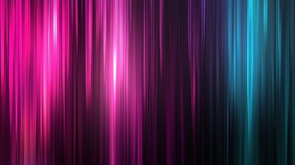Abstract background featuring vibrant vertical lines of neon colors, including pink, purple, blue, and black, set against a dark backdrop. The composition highlights the contrast between the vivid neo