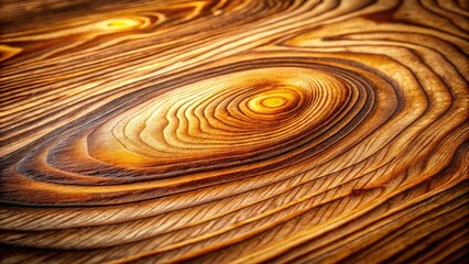 Fototapeta premium A delicately lit, granular close-up of natural wooden texture, showcasing intricate patterns and swirling grain lines, evoking warmth, earthiness, and organic sophistication.