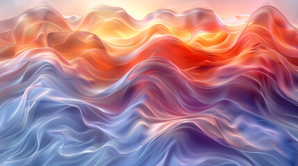 Obraz premium Abstract Colorful Waves Background