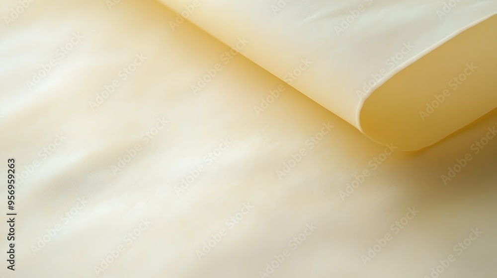 Poster smooth parchment paper with light yellow tint creating a classic and minimal background