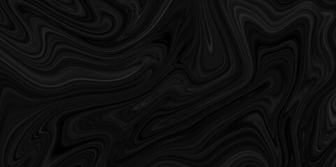 Abstract dark black liquid marble surfaces background design. ink backdrop with wavy pattern. modern background design with luxury cloth or liquid wave or wavy folds of grunge silk texture.