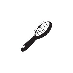 hair brush icon symbol sign vector
