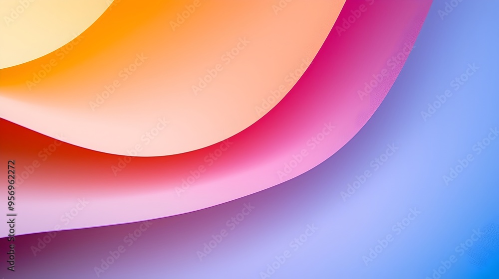Poster smooth pastel-colored paper texture with soft gradients for modern and light design