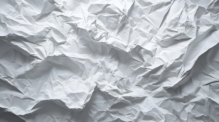 Fototapeta premium Wrinkled Paper Texture with Dynamic Folds and Soft Highlights