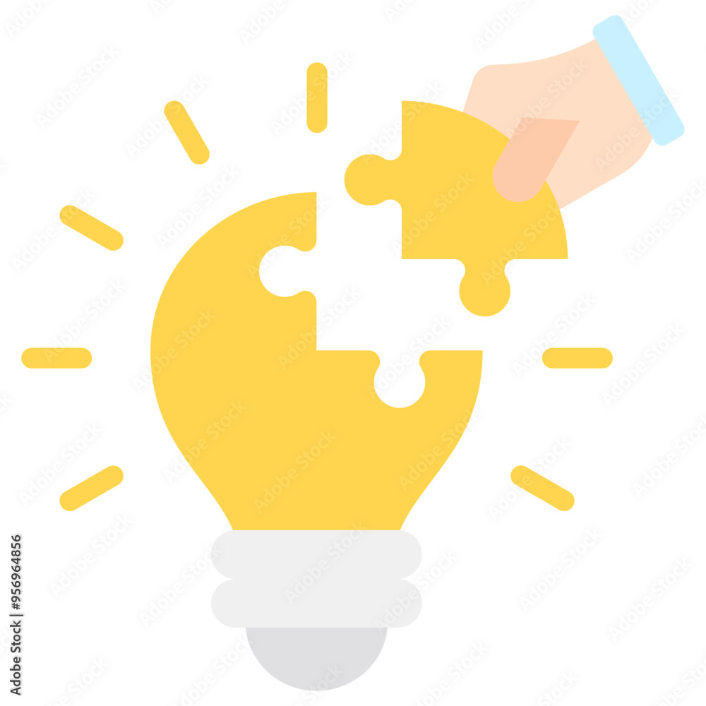 Poster problem solving icon