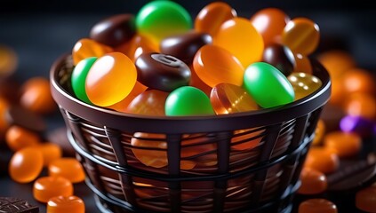 halloween candy basket