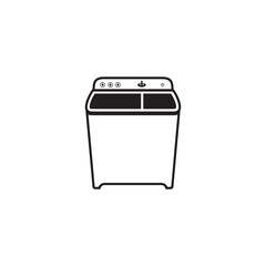 washing machine icon symbol sign vector
