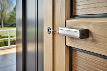 Slim low profile roller door sensor with elegant sleek design