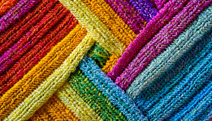 close up of colorful fabric