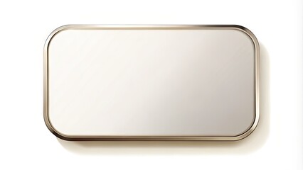 A sleek, modern rectangle with rounded edges and subtle gradient effect, set against a clean white background, evoking a sense of contemporary sophistication and elegance.