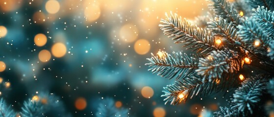 Abstract minimalist Christmas background.