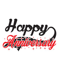 Fototapeta premium HAPPY ANNIVERSARY SVG BUNDLE, Happy Anniversary SVG Design, Happy Anniversary T-Shirt, Happy Anniversary Svg, Toppers With Numbers Svg, Anniversary Svg, Cake Topper Svg, Wedding Anniversary Svg