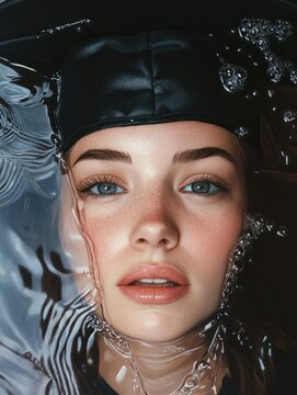 congratulations. and graduation caps and deration with new platform.