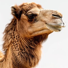 Obraz premium Isolated Transparent Background Bactrian Camel
