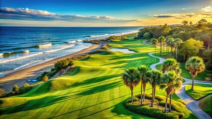 Myrtle Beach Golf Getaways Relaxing Links Courses Technical Swing Analysis Green Fairways Lush Greens Private Lessons