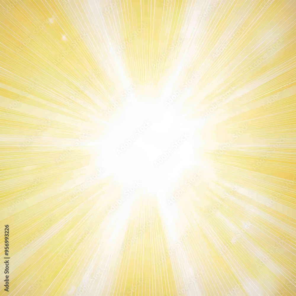 Poster png image of sun rays light overlays yellow flare glow isolated on transparent backgrounds. high-qua