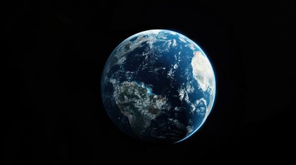 Earth from Space: A View of South America and the Atlantic Ocean