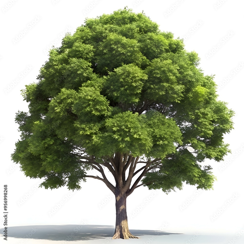 Poster a realistic 3d model of a sassafras tree. perfect for adding a touch of nature to your designs.