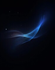 dark blue background with light wave