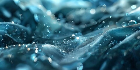 close up blue and white background