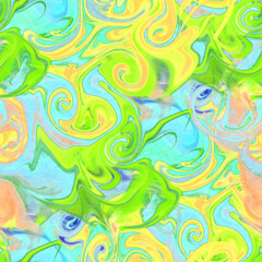 Abstract seamless pattern with watercolor spots.