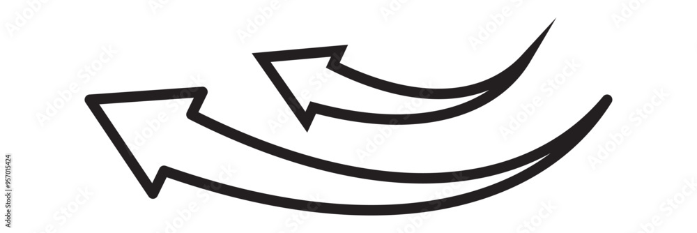 Poster arrow pointer black web icon flat on white background vector template illustration. arrow icon for y