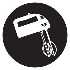 Hand mixer icon design.