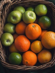 Fresh fruit basket