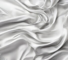 Obraz premium white silk fabric background