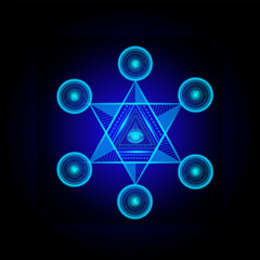 The magic ring has a spell directed. Vigorous and Powerful Black Background As Vector Illustration Use to make background images, flyers, posters, advertisements, news, websites.