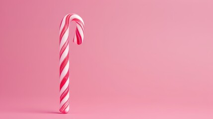 A bundle of red and white striped candy canes