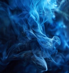 blue smoke background
