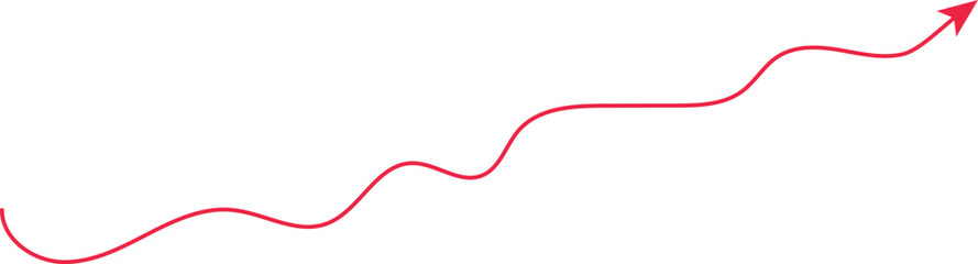 Line graph, upward trend, green arrow, financial growth, stock market chart, zigzag pattern, business analytics, ascending trajectory, economic indicators, positive performance, data visualization