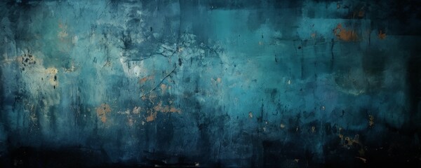 Obraz premium painting blue and green background