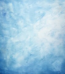 painting blue sky with clouds