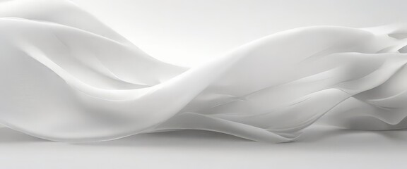 Obraz premium white wave liquid on background