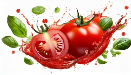 tomato and water drops.tomato, food, red, vegetable, isolated, fresh, ripe, 