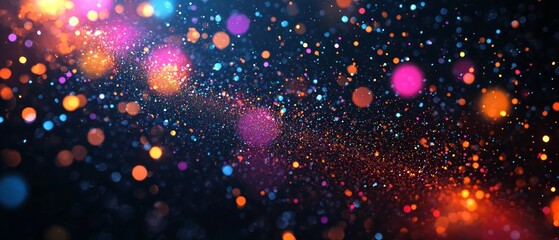 Fototapeta premium Futuristic data visualization with glowing blue lines and particles, forming a dynamic digital wave.