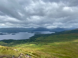 landscape with clouds