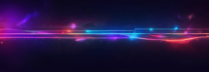 abstract neon background with glowing lines
