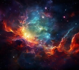 Naklejka premium nebula